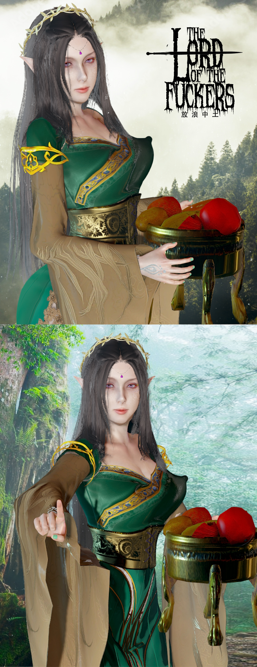 中世纪服装 diy两套
