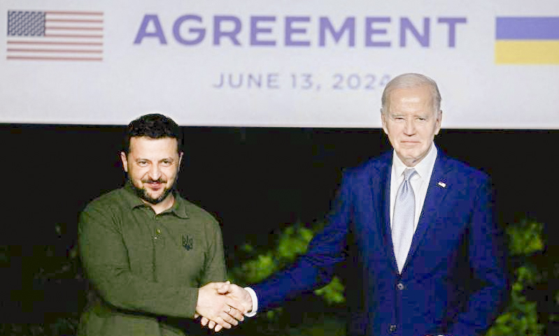 美乌签署10年安全协议 推动乌克兰加入北约