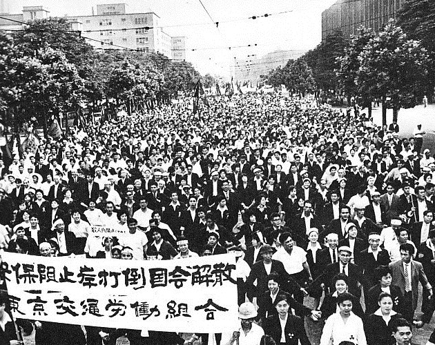 [历史]【DDDD背景下的学生运动以及日本荒诞的悲剧】日本战后最大的一场社会运动——日本安保运动