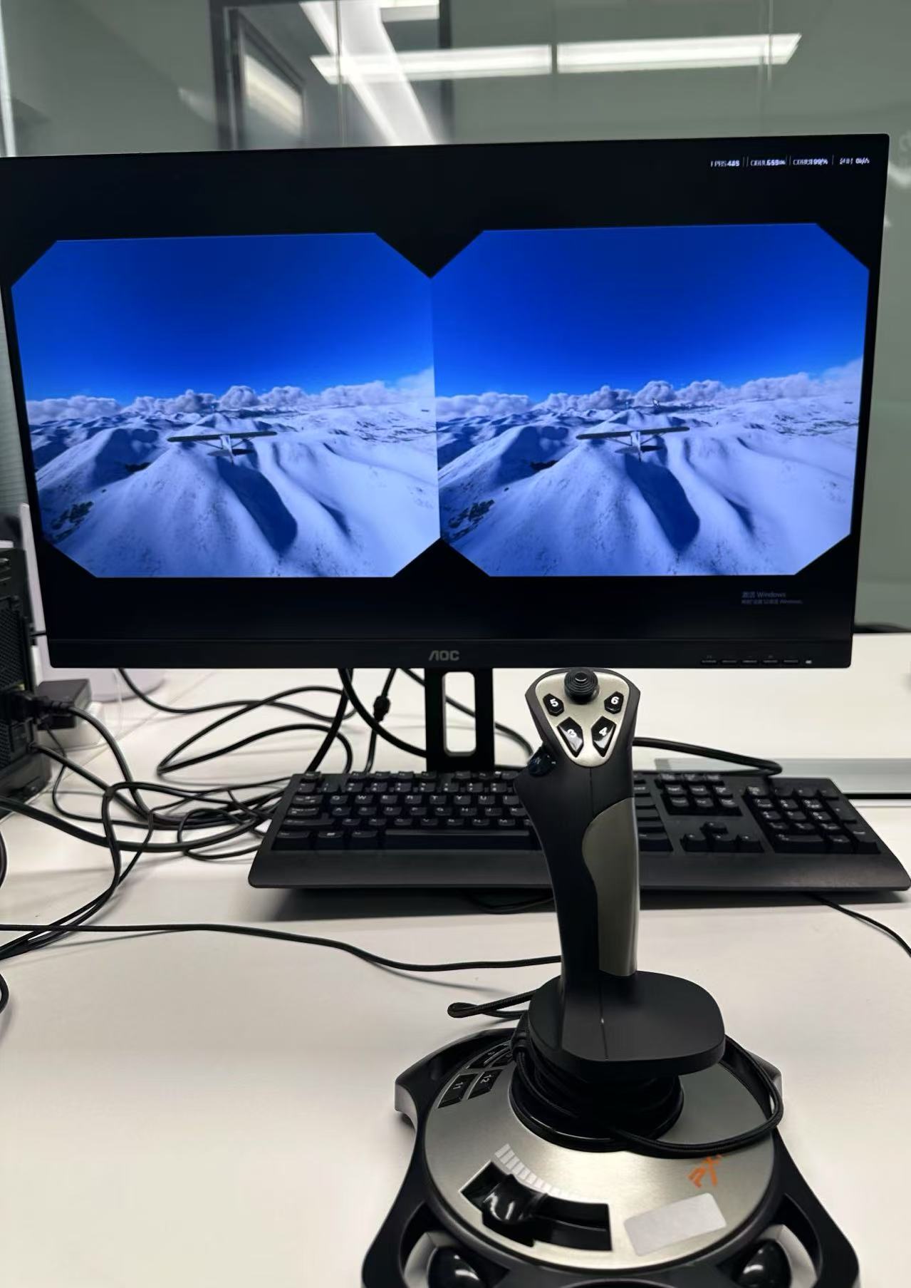 自己攒的8K（超轻）VR飞行头显+摇杆-5520 