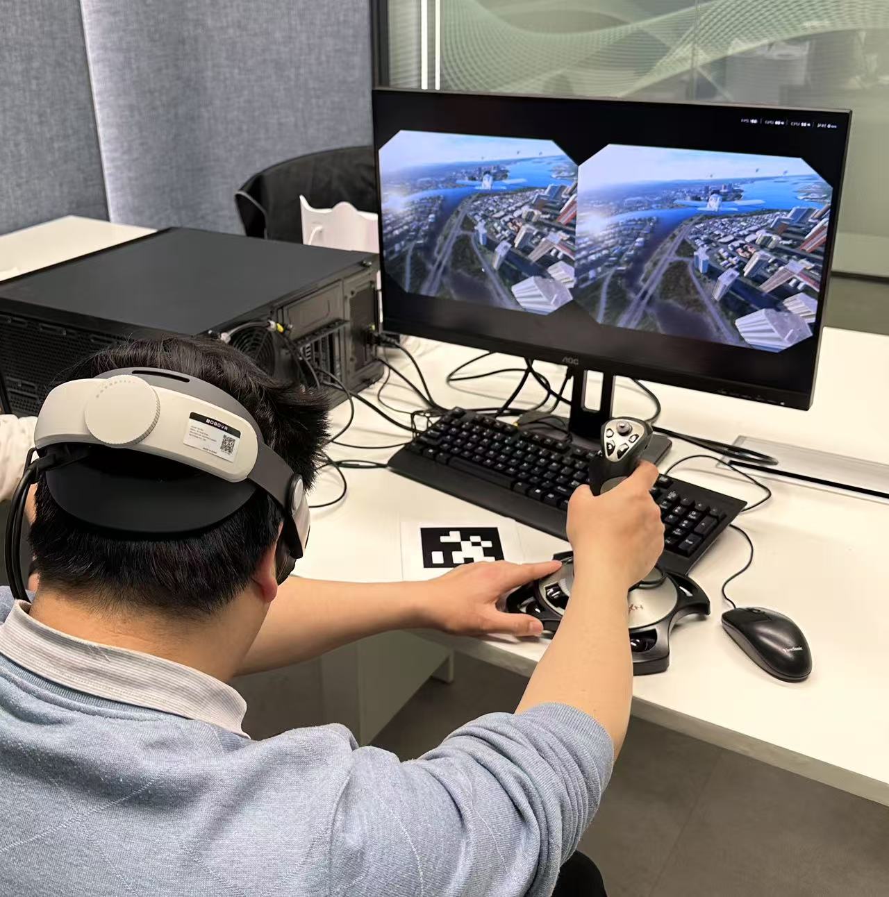 自己攒的8K（超轻）VR飞行头显+摇杆-6455 
