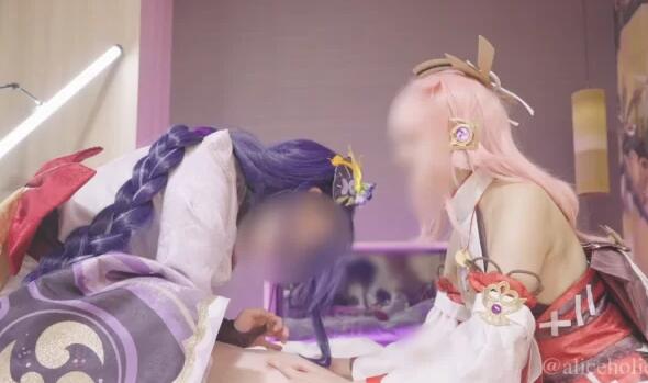 [三次元]cosplay八重神子、雷电将军 [1v+1.6G]