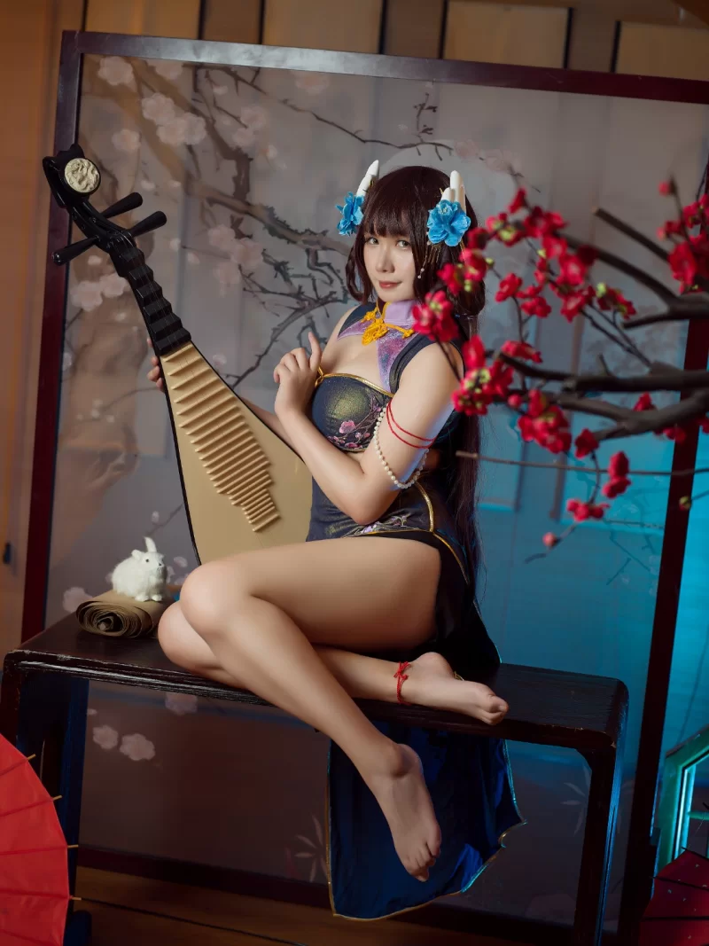 图片[2]-【COSPLAY】麻花酱 Vol.084 比睿旗袍+泳装 [61P]【700M】-嘤嘤怪之家
