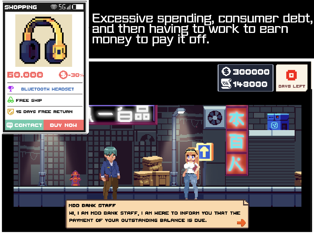 [SLG/PC/汉化] 负债人生 Life In Debt + RenpyThief汉化 [FM/50M/百度微云]-第3张-游戏-哥特动漫王国