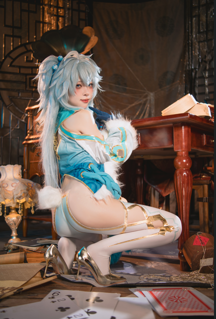 图片[1]-【COSPLAY】矢量鱼 少女前线云图计划—芙洛伦 [31P]【400M】-嘤嘤怪之家