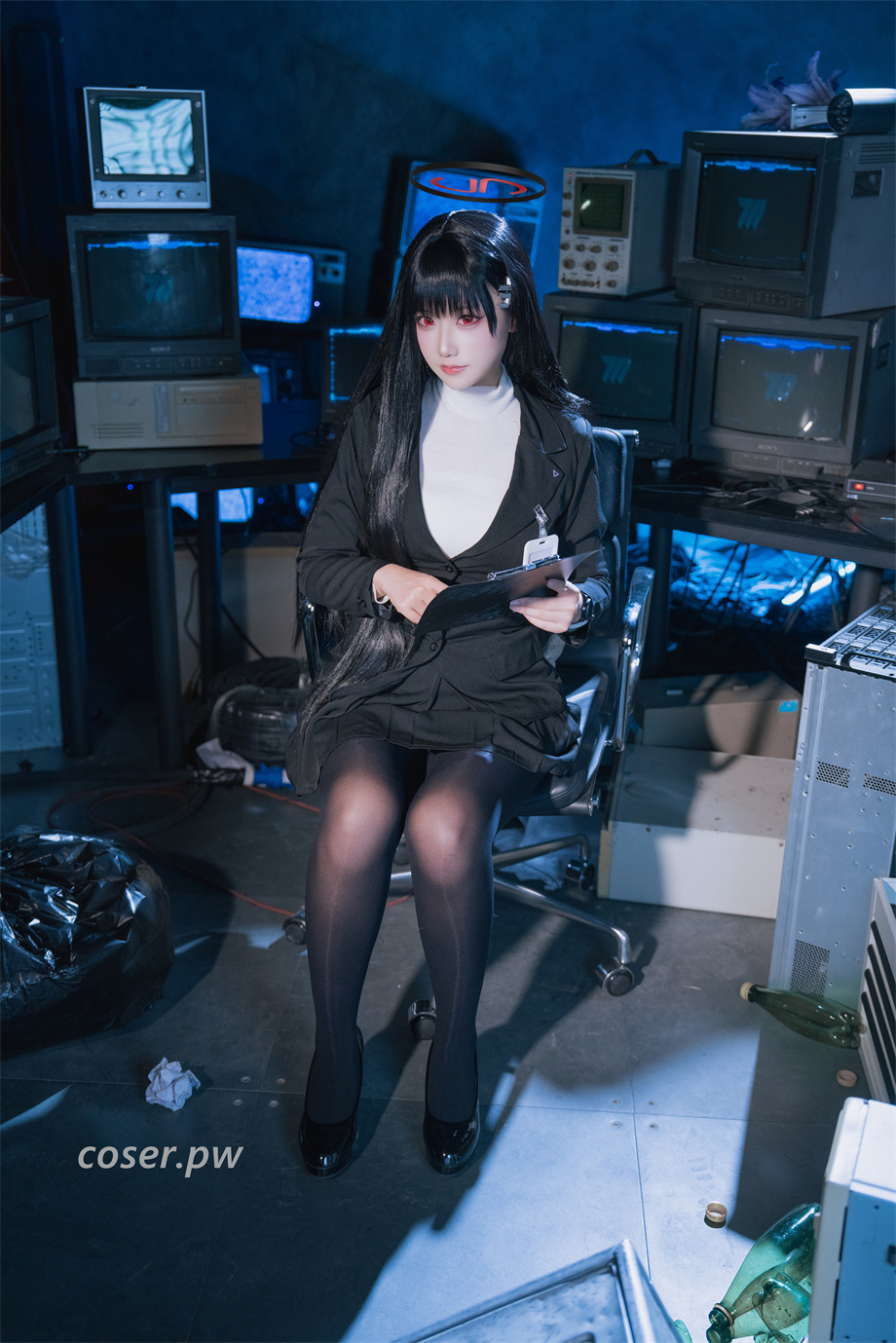 动漫博主 lunananya娜酱 – NO.030 – blue archive 調月リオ [30P-108.96 MB]-Coser吧