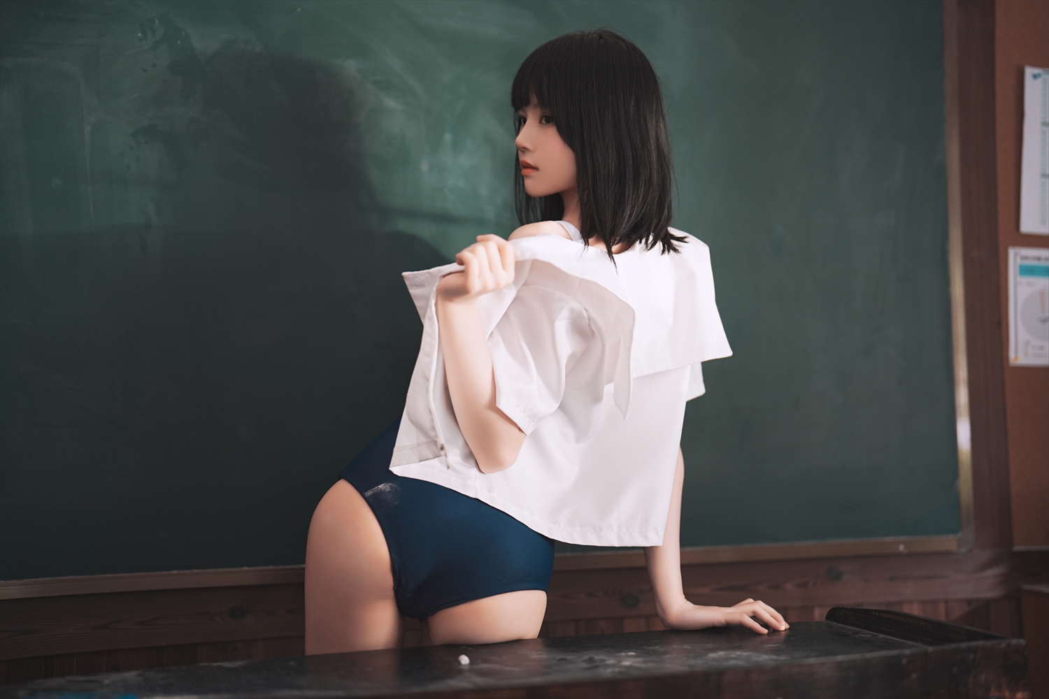 图片[2]-【COSPLAY】桜桃喵  教室死库水 [48P]【500M】-嘤嘤怪之家
