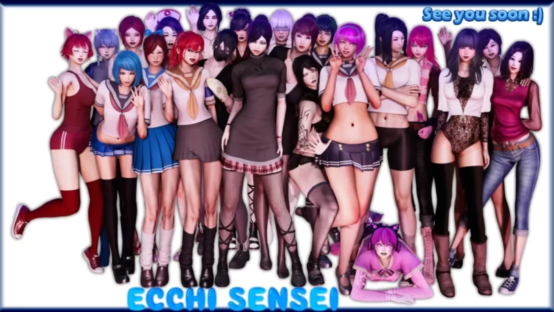 图片[1]-【超大型SLG/中文/PC+安卓】工口老师 EcchiSensei 粉丝魔改整合版 包含1-4季全内容+黑暗心灵补丁 中文步兵版【26G/新作】-嘤嘤怪之家