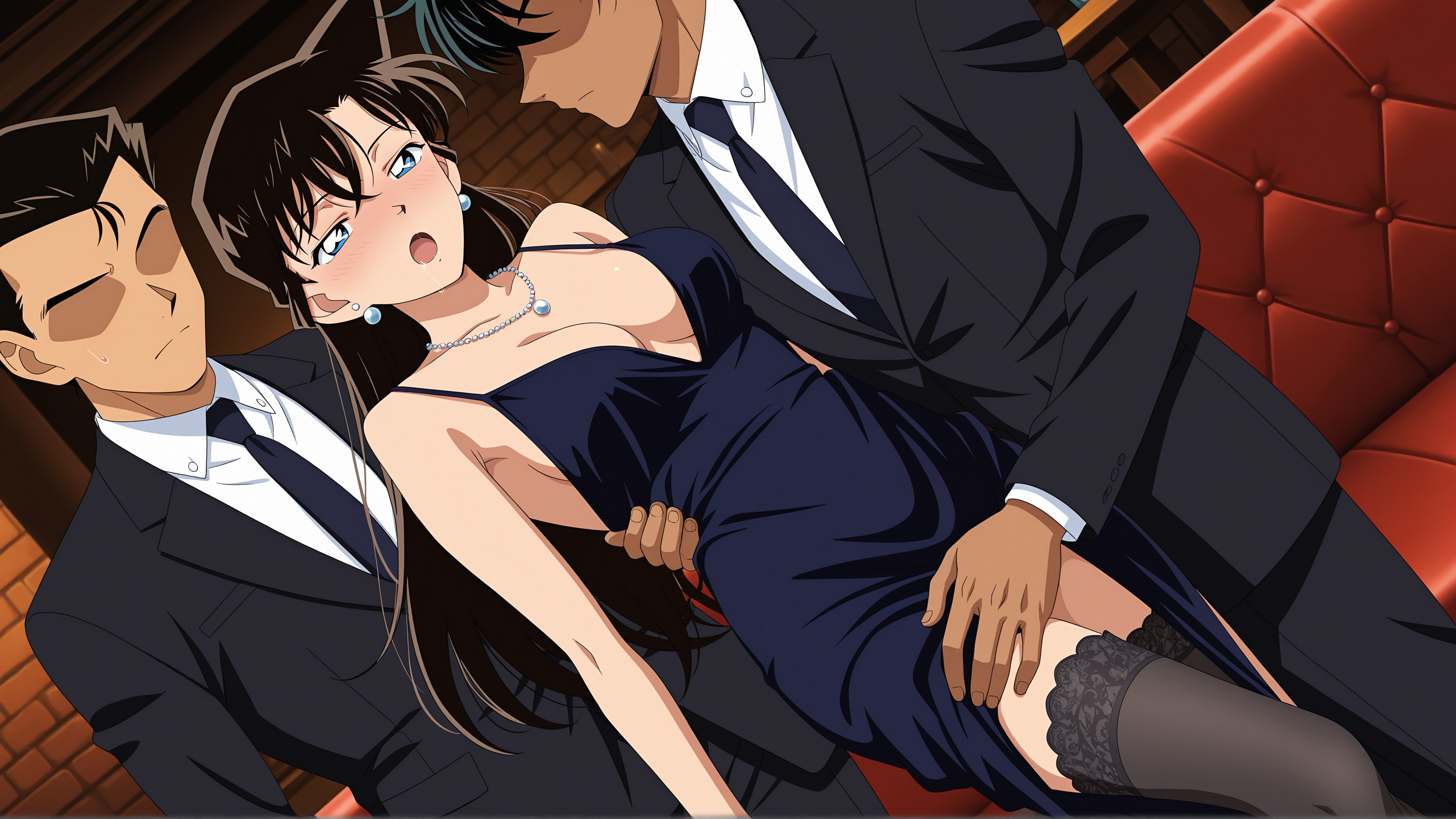 [AI高品质TV番级别连环画121弹][3K画质]毛利兰 醉酒篇 86P[400M多空直链百度