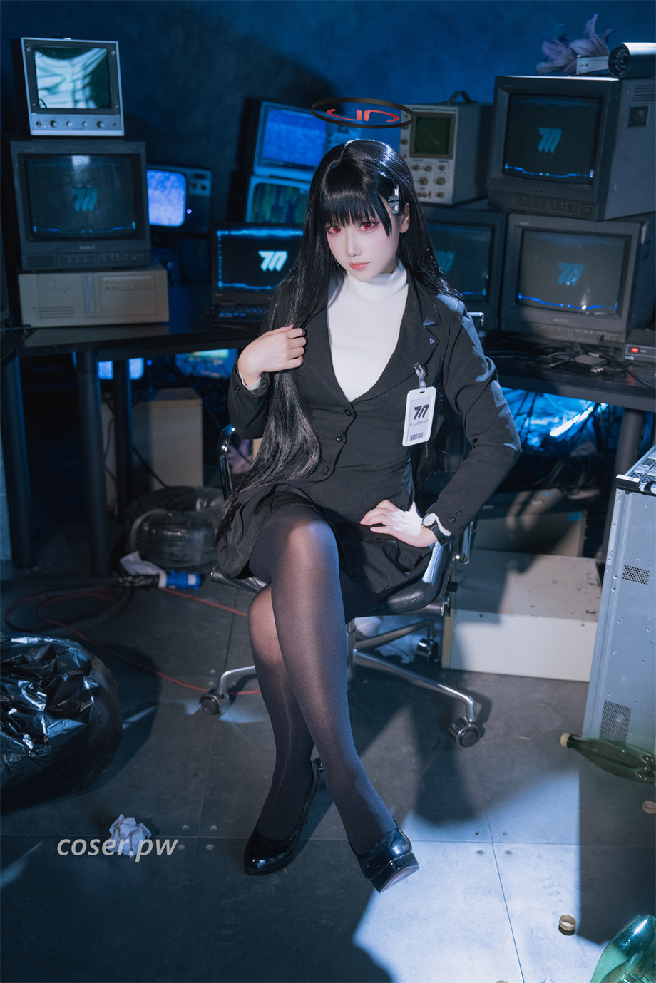 动漫博主 lunananya娜酱 – NO.030 – blue archive 調月リオ [30P-108.96 MB]-Coser吧