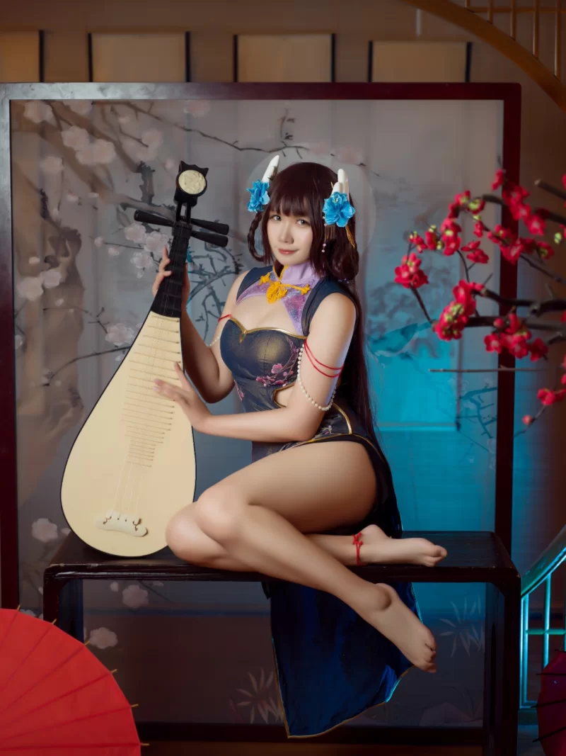 图片[3]-【COSPLAY】麻花酱 Vol.084 比睿旗袍+泳装 [61P]【700M】-嘤嘤怪之家