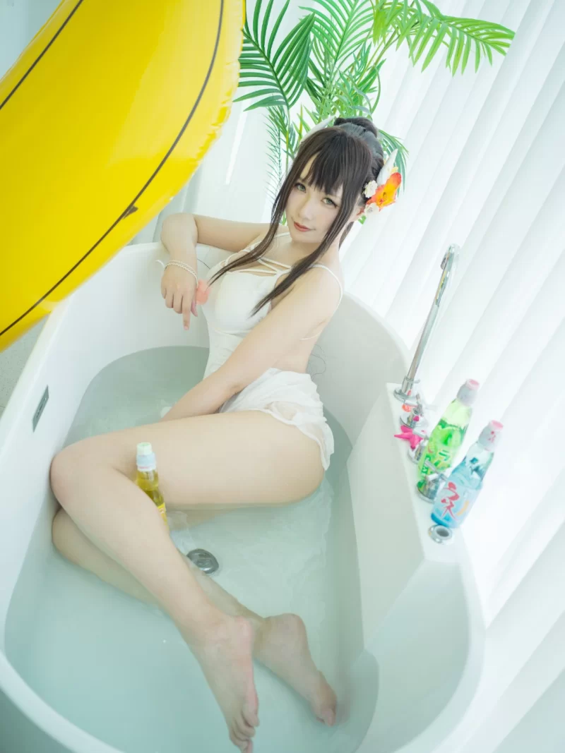 图片[5]-【COSPLAY】麻花酱 Vol.084 比睿旗袍+泳装 [61P]【700M】-嘤嘤怪之家