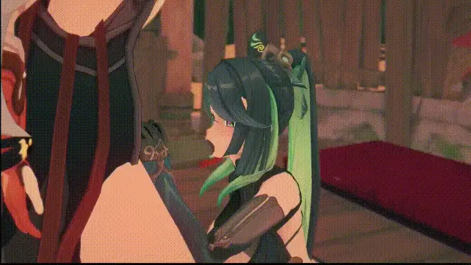 【MMD/中字/步兵】 biggerbiggercar 5月16新作:原神 鹤与狼~闲云发情调教 有CV 17分长篇 【300M/UC】