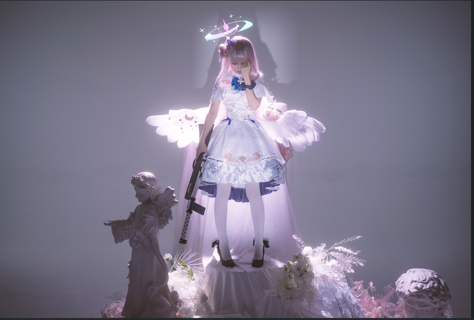 图片[3]-【COSPLAY】矢量鱼 – 蔚蓝档案 圣园未花 [27P]【400M】-嘤嘤怪之家