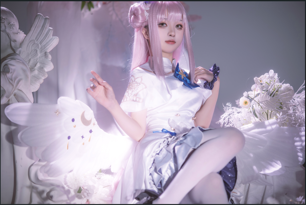 图片[1]-【COSPLAY】矢量鱼 – 蔚蓝档案 圣园未花 [27P]【400M】-嘤嘤怪之家
