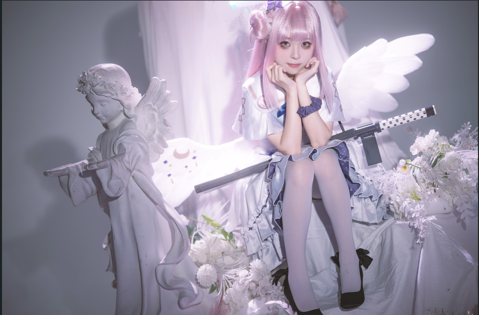 图片[2]-【COSPLAY】矢量鱼 – 蔚蓝档案 圣园未花 [27P]【400M】-嘤嘤怪之家