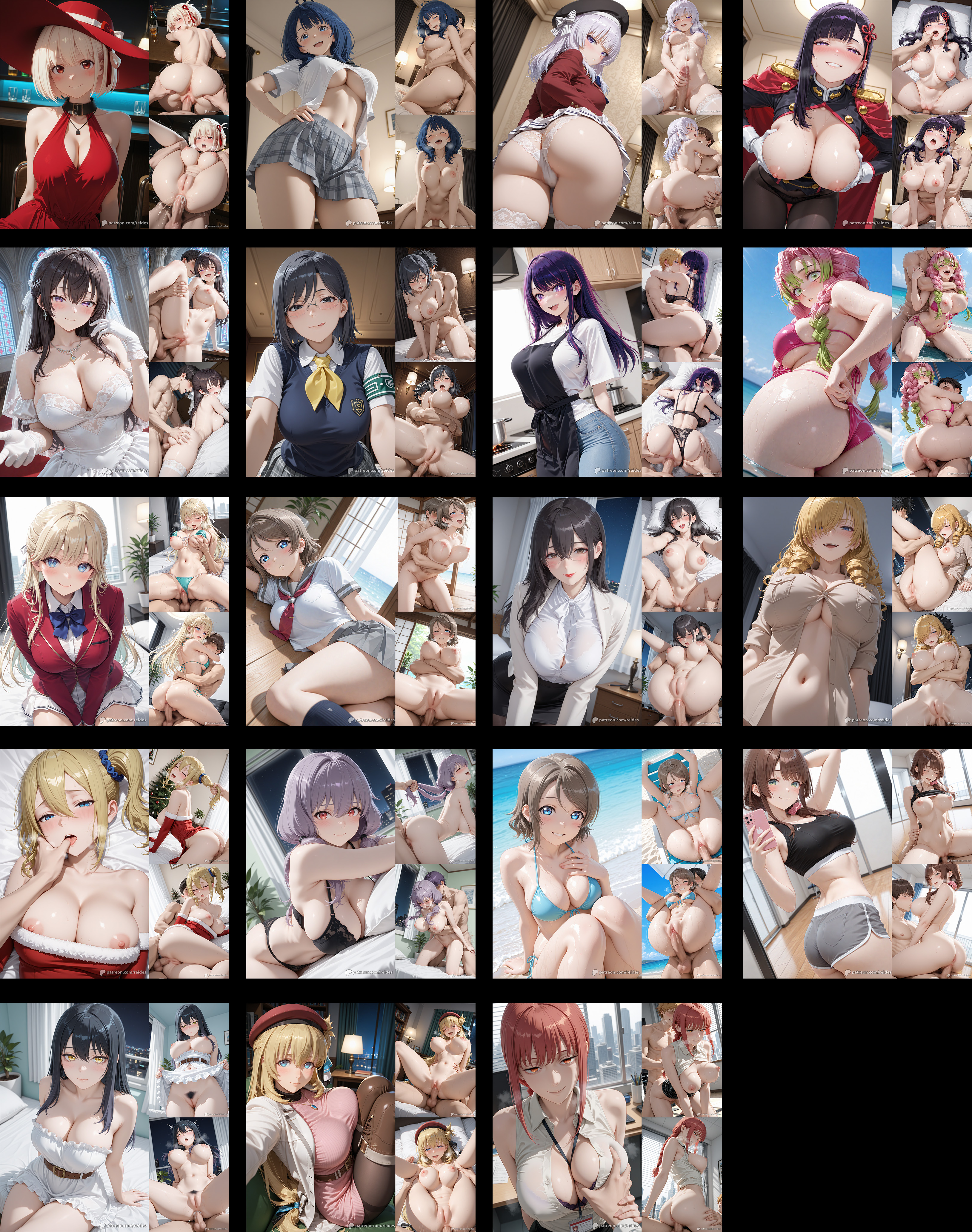 【最新更新】肛交同人Ai画师【Rei | Digital Works（AI Art）】patreon 2025年12月合集【1000多张图片-5.89G】-第1张图片-萌站