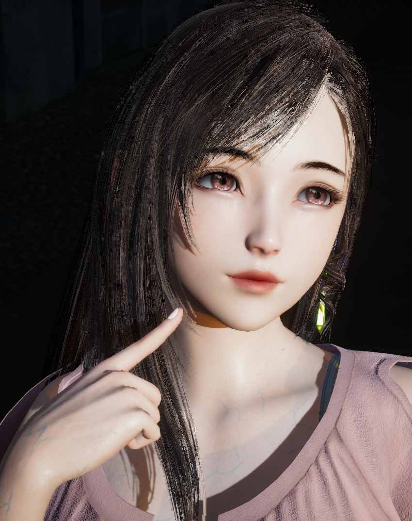 好像有那么点像tifa，分享出来