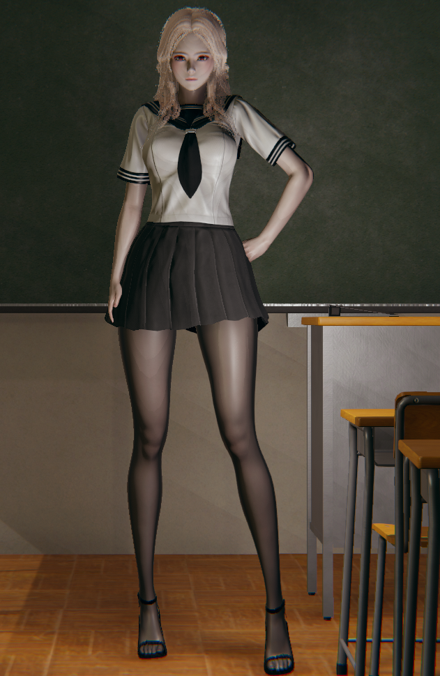 傲娇学妹（三套衣服）